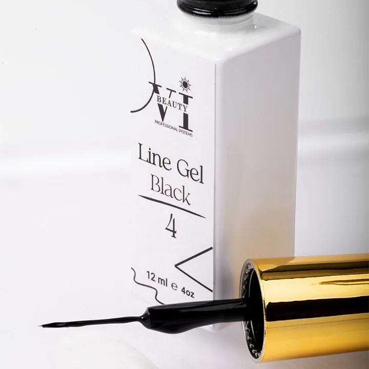 LINE GEL 04 BLACK- Mixcoco