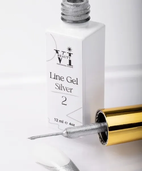 LINE GEL 02 SILVER- Mixcoco