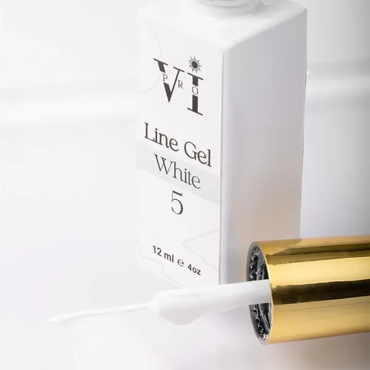 LINE GEL 05 WHITE- Mixcoco