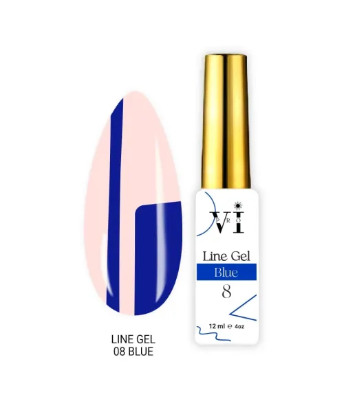 LINE GEL 08 BLUE- Mixcoco