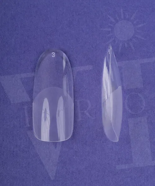 HALF BUFFED SOFT GEL TIPS OVAL- Mixcoco