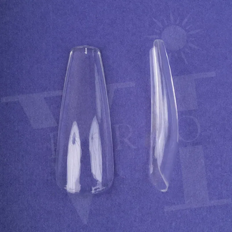 SOFT GEL TIPS 500ΤΜΧ LONG COFFIN- Mixcoco