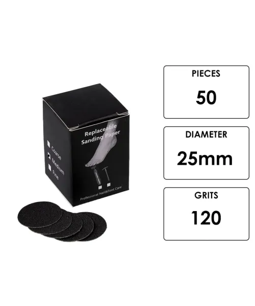 ΑΝΤΑΛΛΑΚΤΙΚΑ PODODISC 25MM 120GRID 50ΤΜΧ- Mixcoco