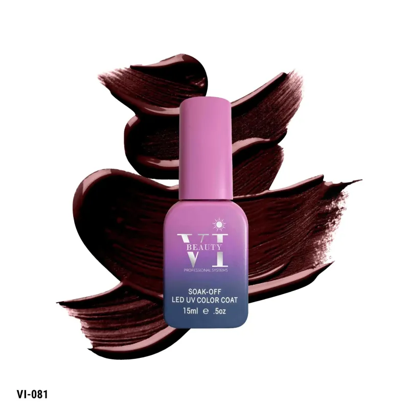 VI PRO-081 ΗΜΙΜΟΝΙΜΟ ΒΕΡΝΙΚΙ 15ML ΒΟΥΡΓΟΥΝΔΙ-CLEAR - SKU 103000-081