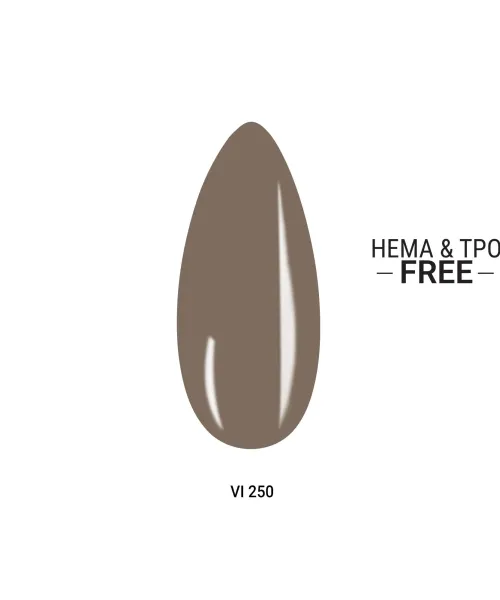 VI PRO-250 ΗΜΙΜΟΝΙΜΟ ΒΕΡΝΙΚΙ 15ML ΓΚΡΙ-NUDE- Mixcoco