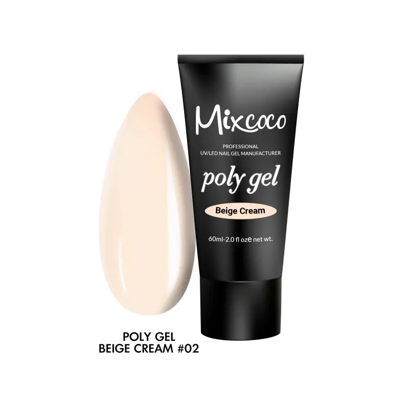 POLY GEL MIXCOCO 60ML BEIGE CREAM - SKU 170560