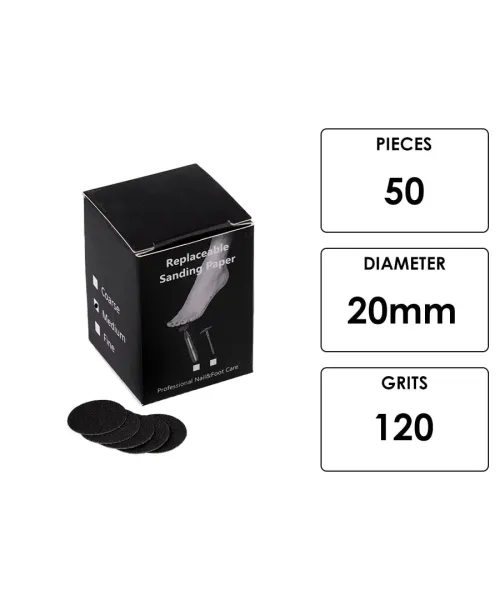 ΑΝΤΑΛΛΑΚΤΙΚΑ PODODISC 20MM 120GRITS 50ΤΜΧ- Mixcoco