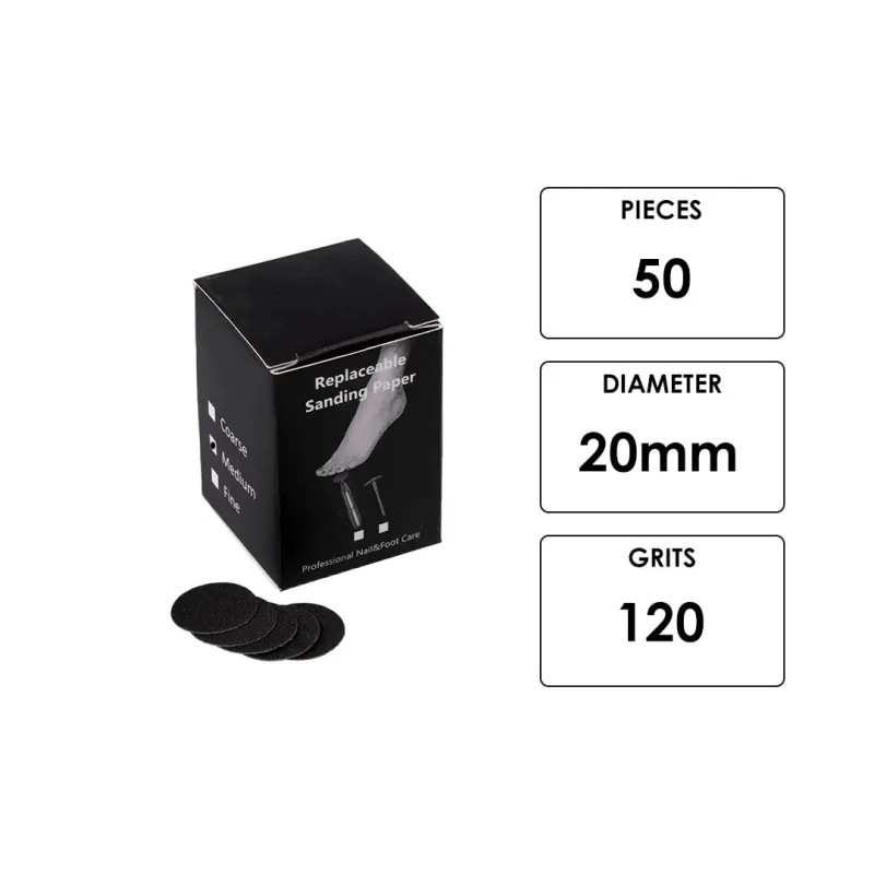 ΑΝΤΑΛΛΑΚΤΙΚΑ PODODISC 20MM 120GRITS 50ΤΜΧ- Mixcoco