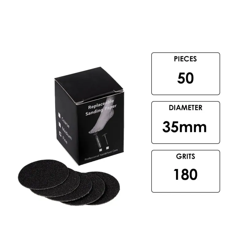 ΑΝΤΑΛΛΑΚΤΙΚΑ PODODISC 35MM 180GRITS 50ΤΜΧ- Mixcoco