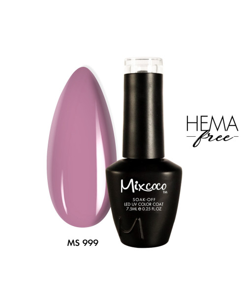MS-999 ΗΜΙΜΟΝΙΜΟ ΒΕΡΝΙΚΙ 7.5ML ΣΚΟΥΡΟ ΣΑΠΙΟ-ΜΗΛΟ MIXCOCO - SKU 110999-75