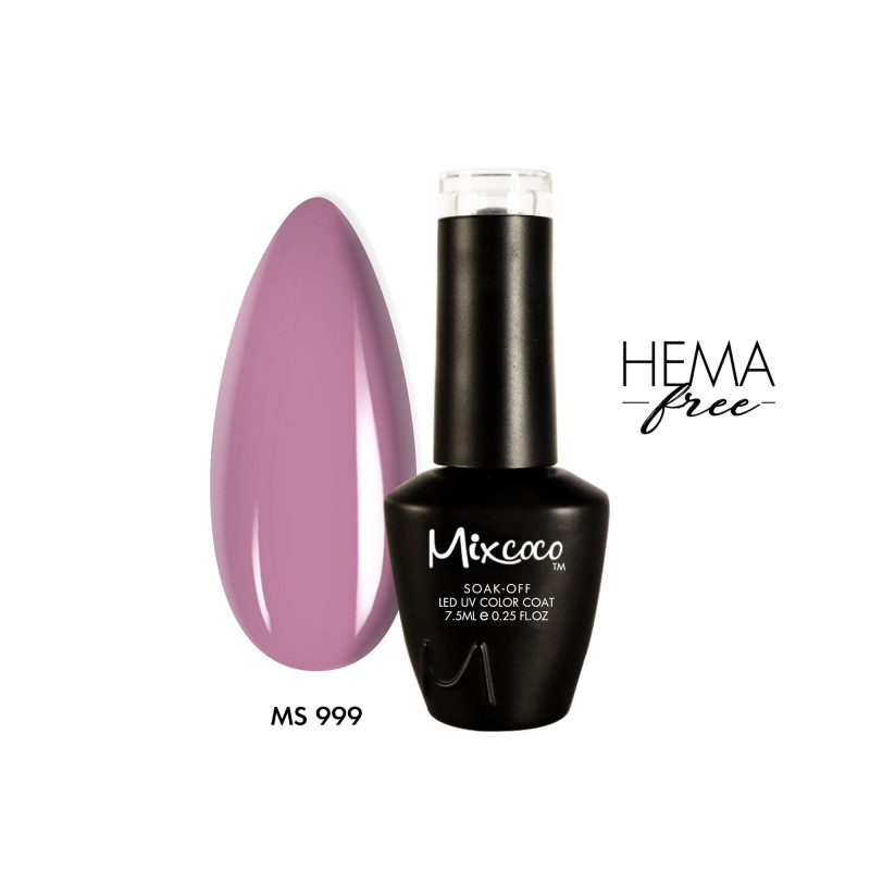 MS-999 ΗΜΙΜΟΝΙΜΟ ΒΕΡΝΙΚΙ 7.5ML ΣΚΟΥΡΟ ΣΑΠΙΟ-ΜΗΛΟ MIXCOCO - SKU 110999-75