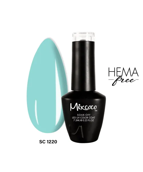 SC-1220 Ημιμόνιμο Βερνίκι 7.5ml Γαλάζιο Άκουα Mixcoco - SKU 102122-0-75