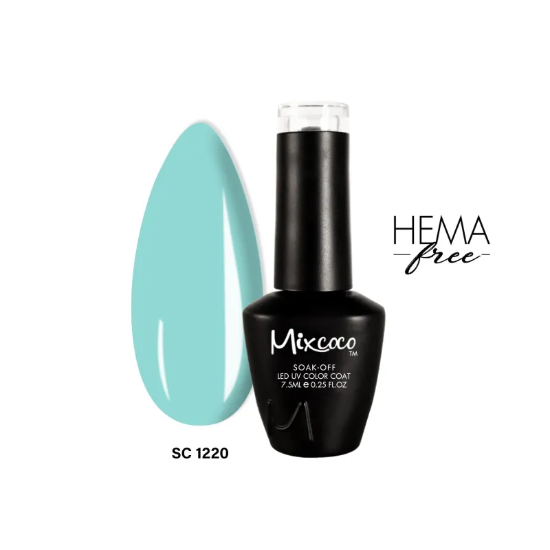 SC-1220 Ημιμόνιμο Βερνίκι 7.5ml Γαλάζιο Άκουα Mixcoco - SKU 102122-0-75