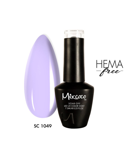SC-1049 Ημιμόνιμο Βερνίκι 7.5ml Λιλά Ανοιχτό Mixcoco - SKU 102104-9-75