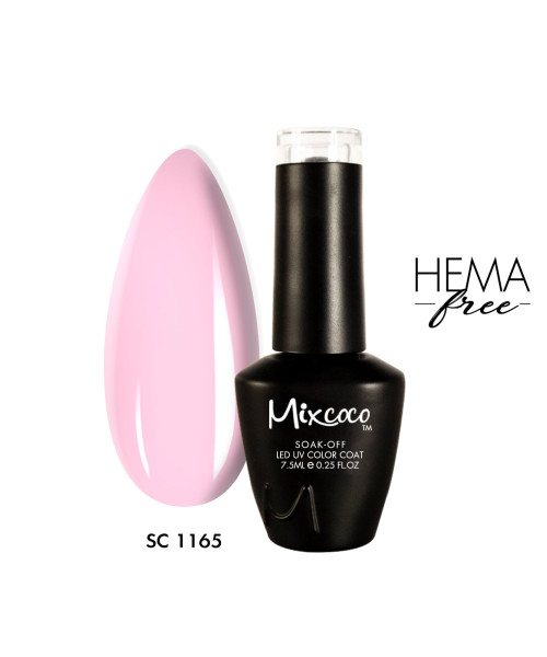 SC-1165 Ημιμόνιμο Βερνίκι 7.5ml Ροζ Ανοιχτό Mixcoco - SKU 102116-5-75