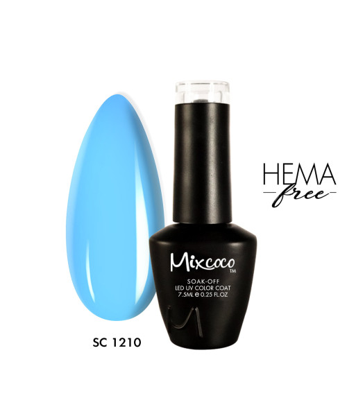 SC-1210 Ημιμόνιμο Βερνίκι 7.5ml Sky Blue Mixcoco - SKU 102121-0-75
