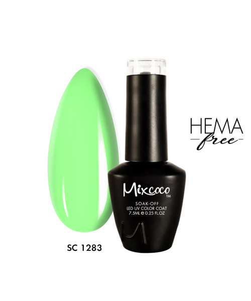 SC-1283 Ημιμόνιμο Βερνίκι 7.5ml Fluo Φιστικί Mixcoco - SKU 102128-3-75