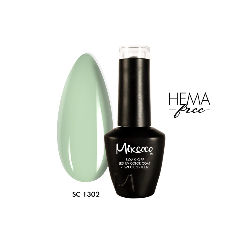 SC-1302 Ημιμόνιμο Βερνίκι 7.5ml Γλυκιά Μέντα Mixcoco - SKU 102130-2-75