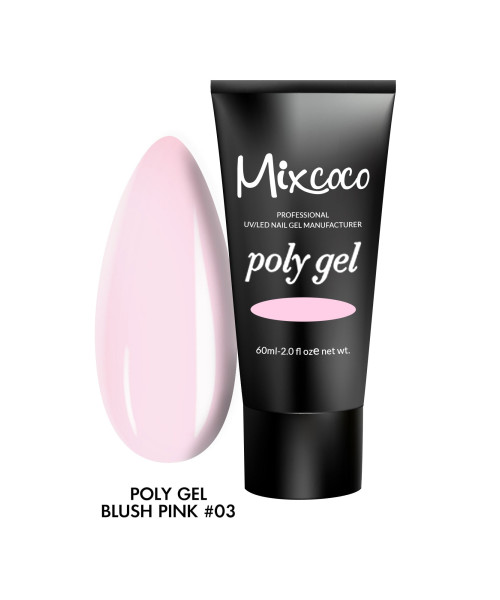POLY GEL MIXCOCO 60ML BLUSH PINK- Mixcoco