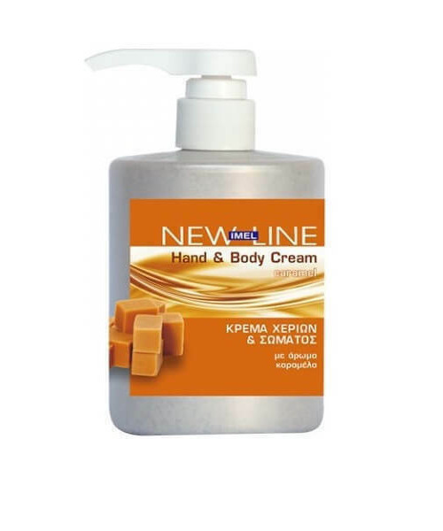 NEW LINE HAND & BODY CREAM CARAMEL 500ml