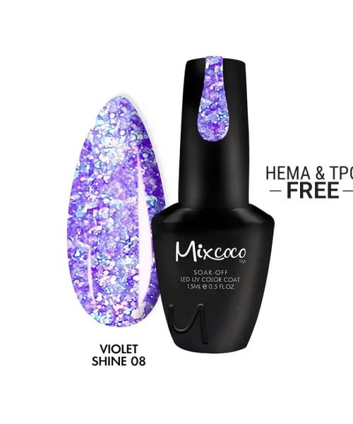 VIOLET SHINE GEL 15ML 08- Mixcoco