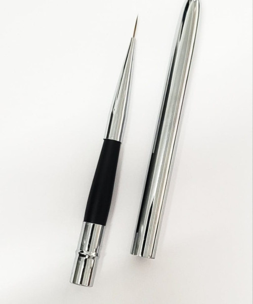 ΕΠΑΓΓΕΛΜΑΤΙΚΟ ΠΙΝΕΛΟ KOLINSKY ΑΣΗΜΙ NAIL ART ΦΥΣΙΚΗ ΤΡΙΧΑ No0 9mm- Mixcoco