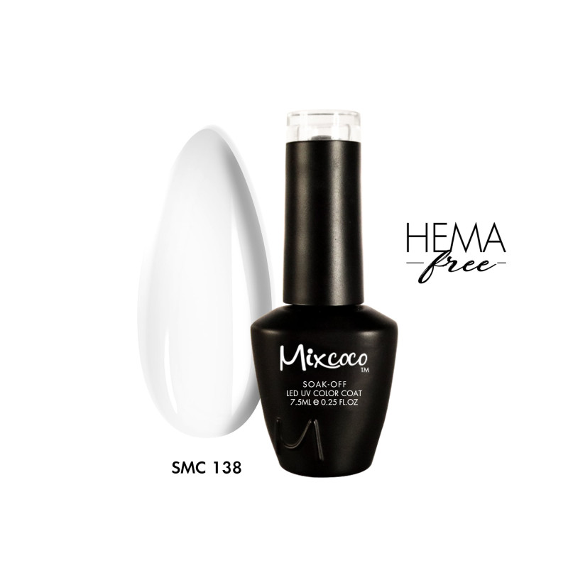 SMC 138 Ημιμόνιμο Βερνίκι 7.5ml Λευκό - SKU 100138-75