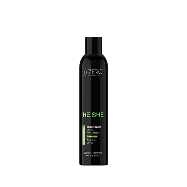 SEI PUNTO ZERO HE.SHE SPRAY GLOSS ANTI FRIZZ EFFECT VOL.1 300ml