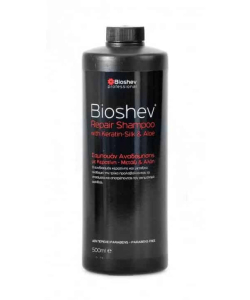 BIOSHEV PROFESSIONAL REPAIR SHAMPOO with Keratin Silk and Aloe 500ml