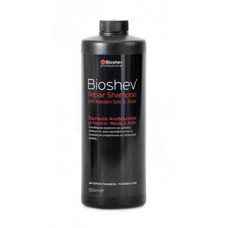BIOSHEV PROFESSIONAL REPAIR SHAMPOO with Keratin Silk and Aloe 500ml