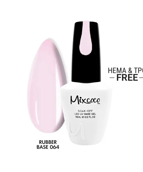 RUBBER BASE 064 BABY PINK 15ML - SKU 100197-64