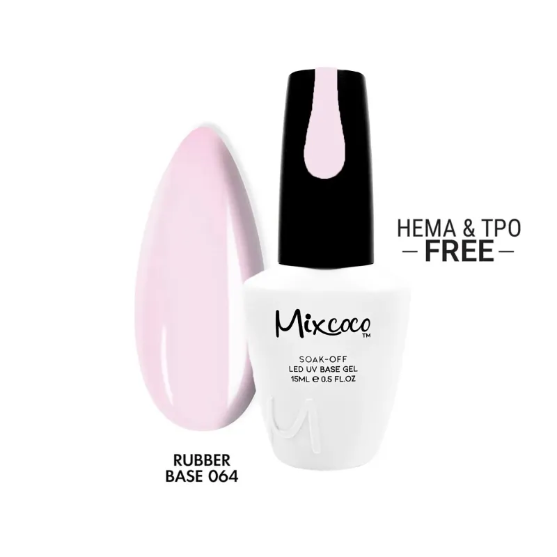 RUBBER BASE 064 BABY PINK 15ML - SKU 100197-64