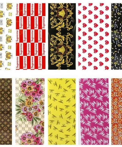 SET NAIL FOIL DESIGNERS 03- Mixcoco