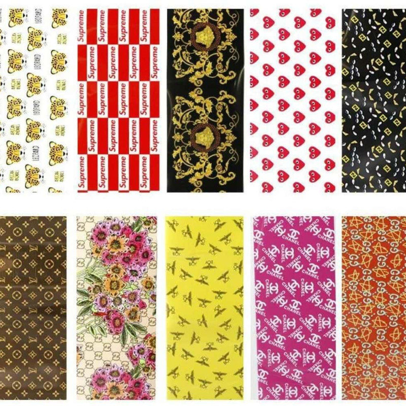 SET NAIL FOIL DESIGNERS 03- Mixcoco