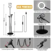 ΔΙΠΛΗ ΒΑΣΗ LIVE STREAMING ΜΕ RING LIGHT 9CM - SKU 205504-14