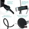ΔΙΠΛΗ ΒΑΣΗ LIVE STREAMING ΜΕ RING LIGHT 9CM - SKU 205504-14