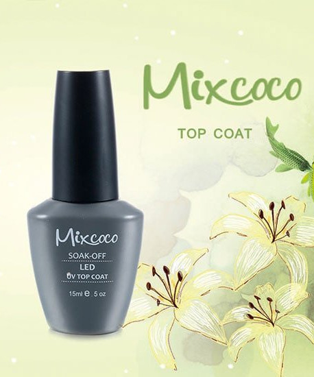 TOP COAT NON WIPE 15ML- Mixcoco