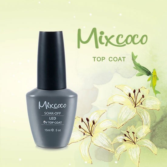 TOP COAT NON WIPE 15ML- Mixcoco