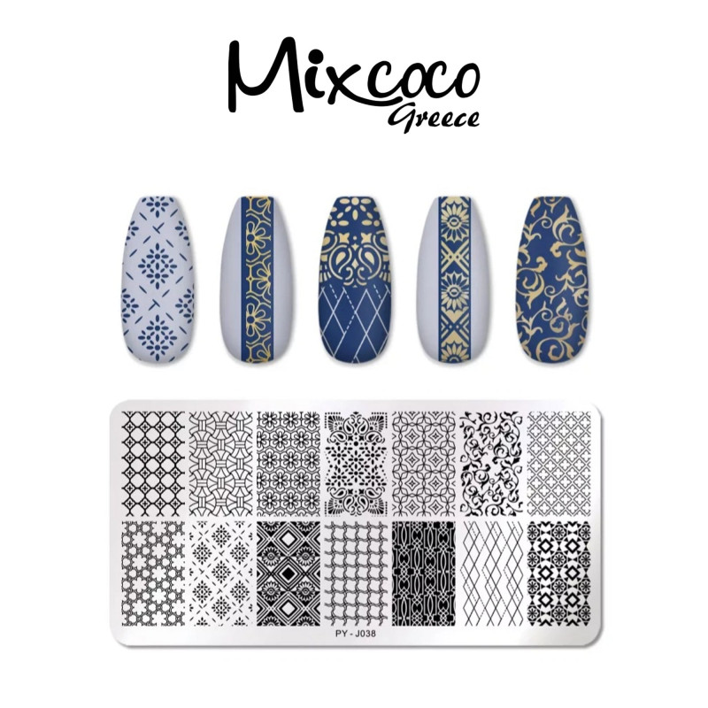 STAMP PLATE PATTERNS- Mixcoco