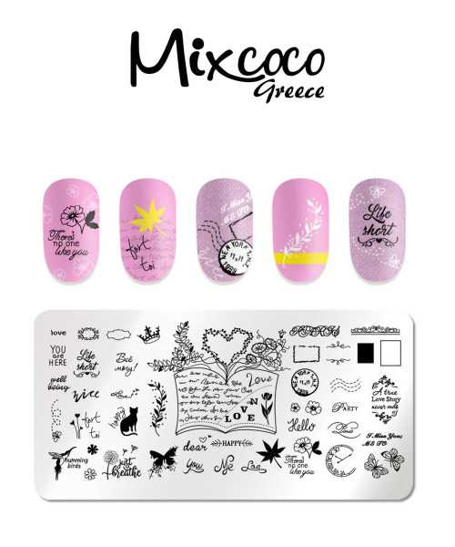 STAMP PLATE MULTI SHAPES- Mixcoco