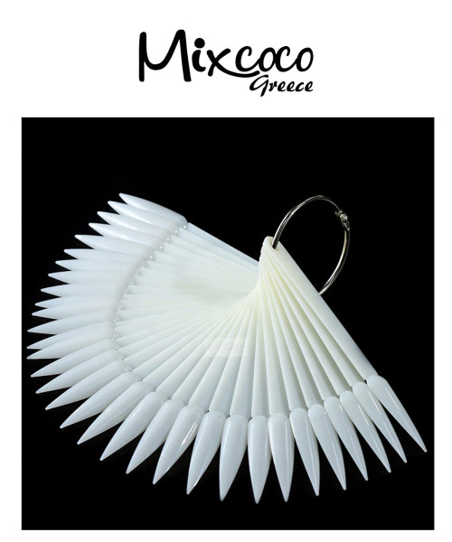 ΔΕΙΓΜΑΤΟΛΟΓΙΟ ΝΥΧΙΩΝ ΒΕΝΤΑΛΙΑ STILETTO ΓΑΛΑΚΤΕΡΗ 50 ΘΕΣΕΩΝ- Mixcoco