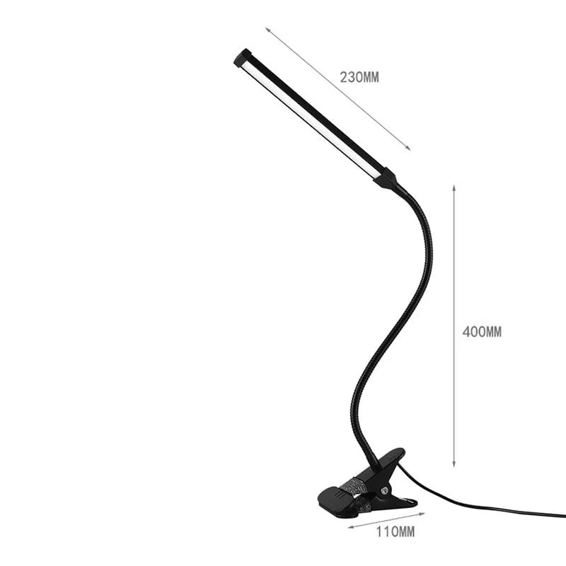 ΦΩΤΙΣΤΙΚΟ ΓΡΑΦΕΙΟΥ LED ΜΕ ΚΛΙΠ ΛΕΥΚΟ - SKU 200099-18