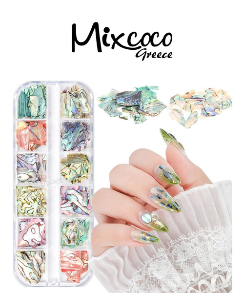 ΣΕΤ ABALONE SHELL FLAKE- Mixcoco