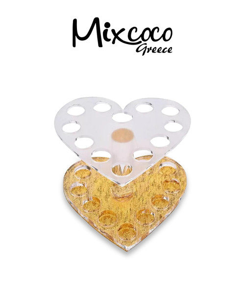 ΒΑΣΗ ΣΤΗΡΙΞΗΣ ΠΙΝΕΛΩΝ ΚΑΡΔΙΑ ΧΡΥΣΗ- Mixcoco