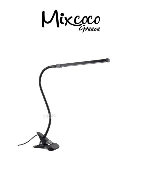 ΦΩΤΙΣΤΙΚΟ ΓΡΑΦΕΙΟΥ LED ΜΕ ΚΛΙΠ ΜΑΥΡΟ- Mixcoco