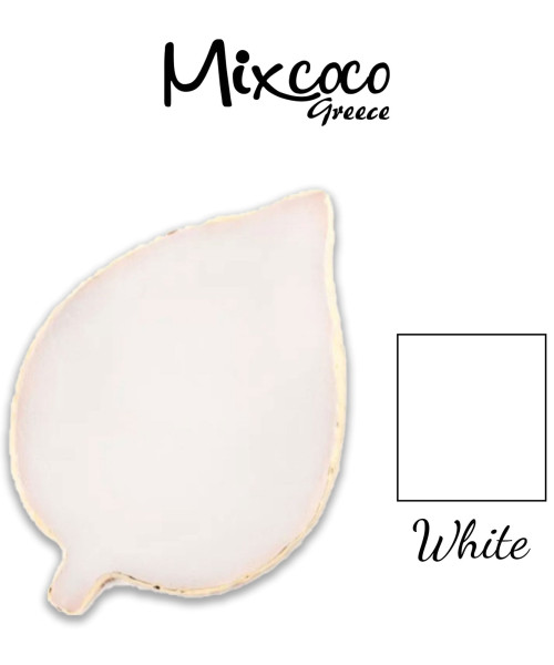 ΠΑΛΕΤΑ ΑΝΑΜΕΙΞΗΣ ΧΡΩΜΑΤΩΝ- ΔΙΑΚΟΣΜΗΣΗΣ ΠΕΤΡΙΝΗ ΣΕ ΣΧΗΜΑ ΦΥΛΛΟ ΛΕΥΚΗ- Mixcoco
