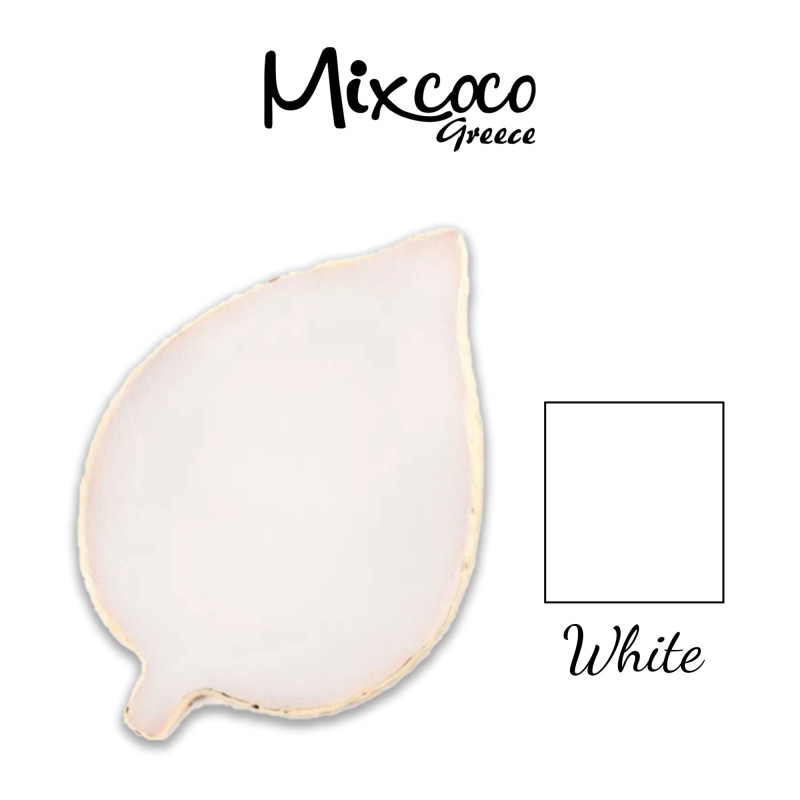 ΠΑΛΕΤΑ ΑΝΑΜΕΙΞΗΣ ΧΡΩΜΑΤΩΝ- ΔΙΑΚΟΣΜΗΣΗΣ ΠΕΤΡΙΝΗ ΣΕ ΣΧΗΜΑ ΦΥΛΛΟ ΛΕΥΚΗ- Mixcoco