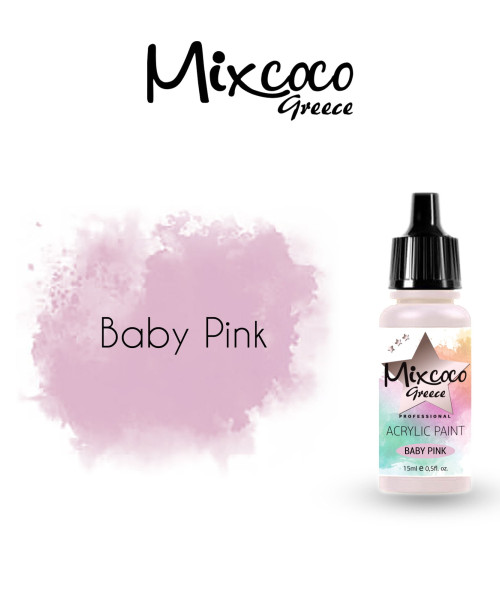 ΑΚΡΥΛΙΚΟ ΧΡΩΜΑ ΑΕΡΟΓΡΑΦΟΥ BABY PINK 15ML - SKU 204131