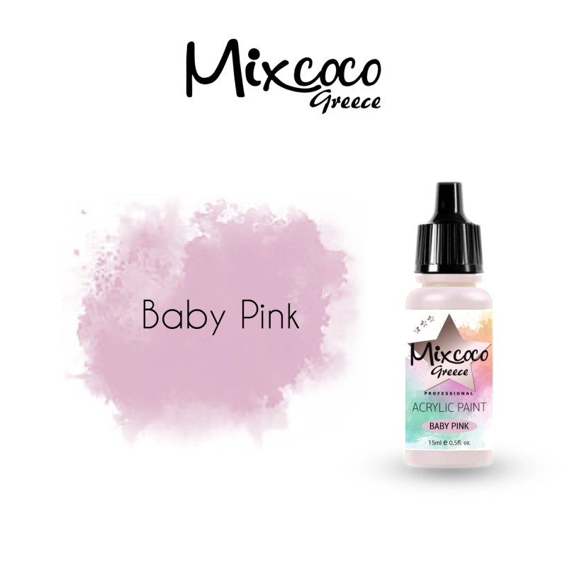 ΑΚΡΥΛΙΚΟ ΧΡΩΜΑ ΑΕΡΟΓΡΑΦΟΥ BABY PINK 15ML - SKU 204131