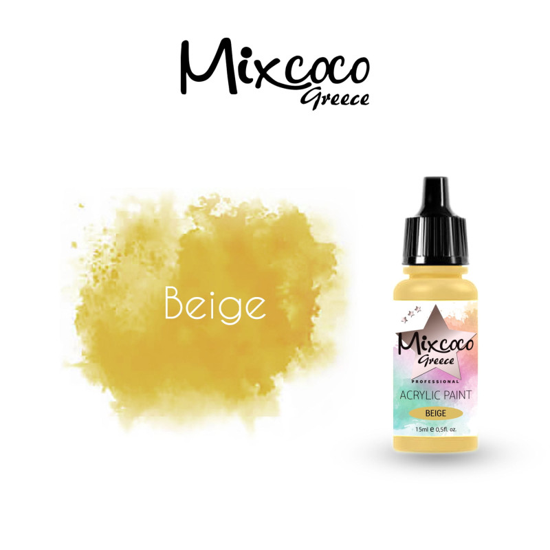 ΑΚΡΥΛΙΚΟ ΧΡΩΜΑ ΑΕΡΟΓΡΑΦΟΥ BEIGE 15ML - SKU 204132
